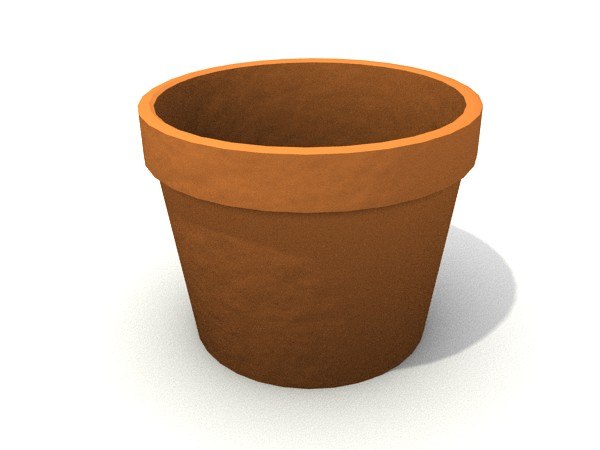 3ds max terra cotta  pot 